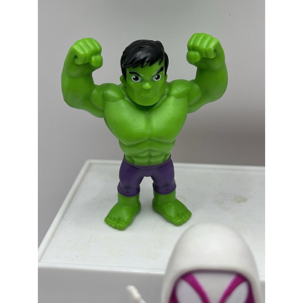Marvel Spidey & His Amazing Friends Doc Ock Hulk Goblin 2.5'' Figure Lot of 8 - Picture 3 of 12